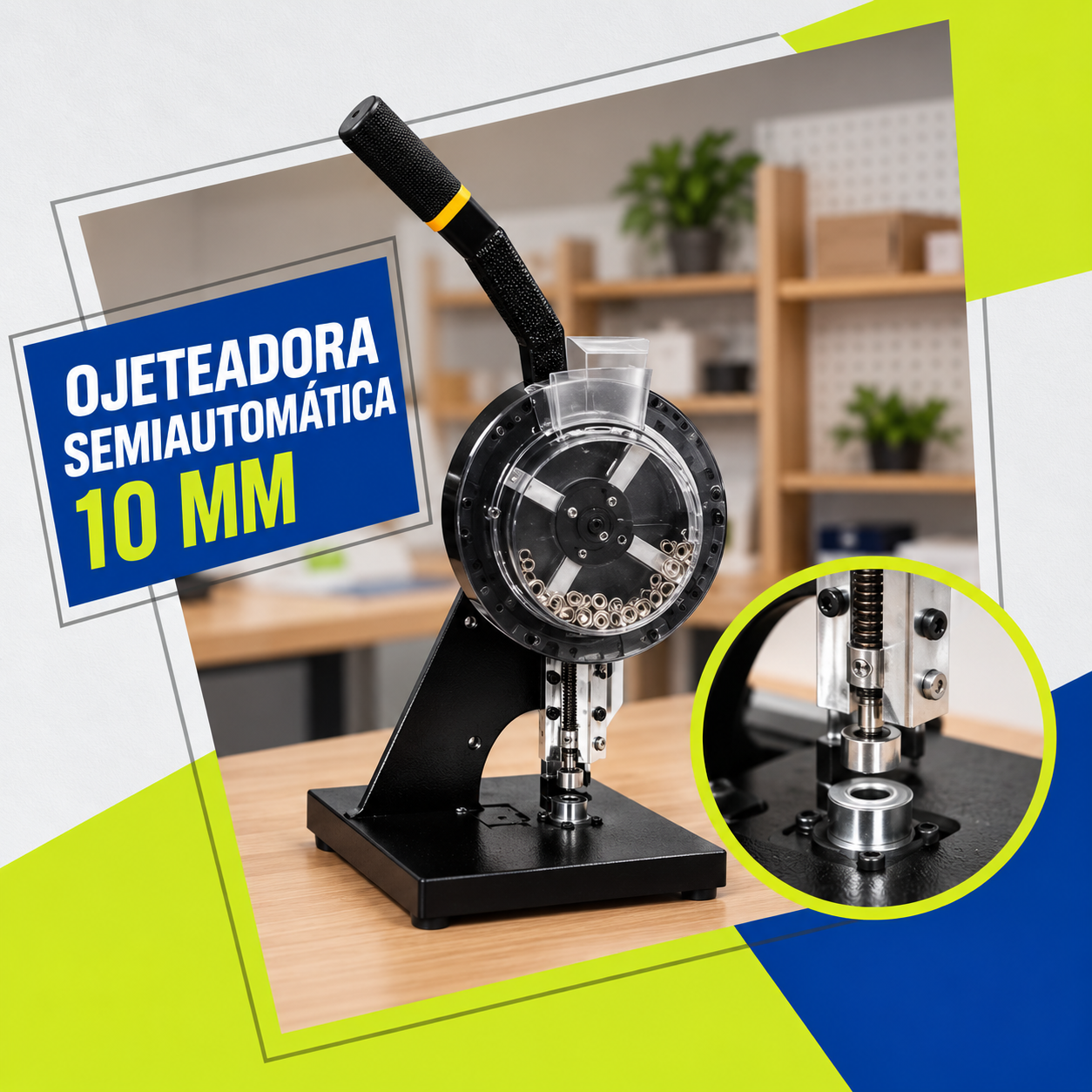 Ojeteadora Semiautomática 10 mm
