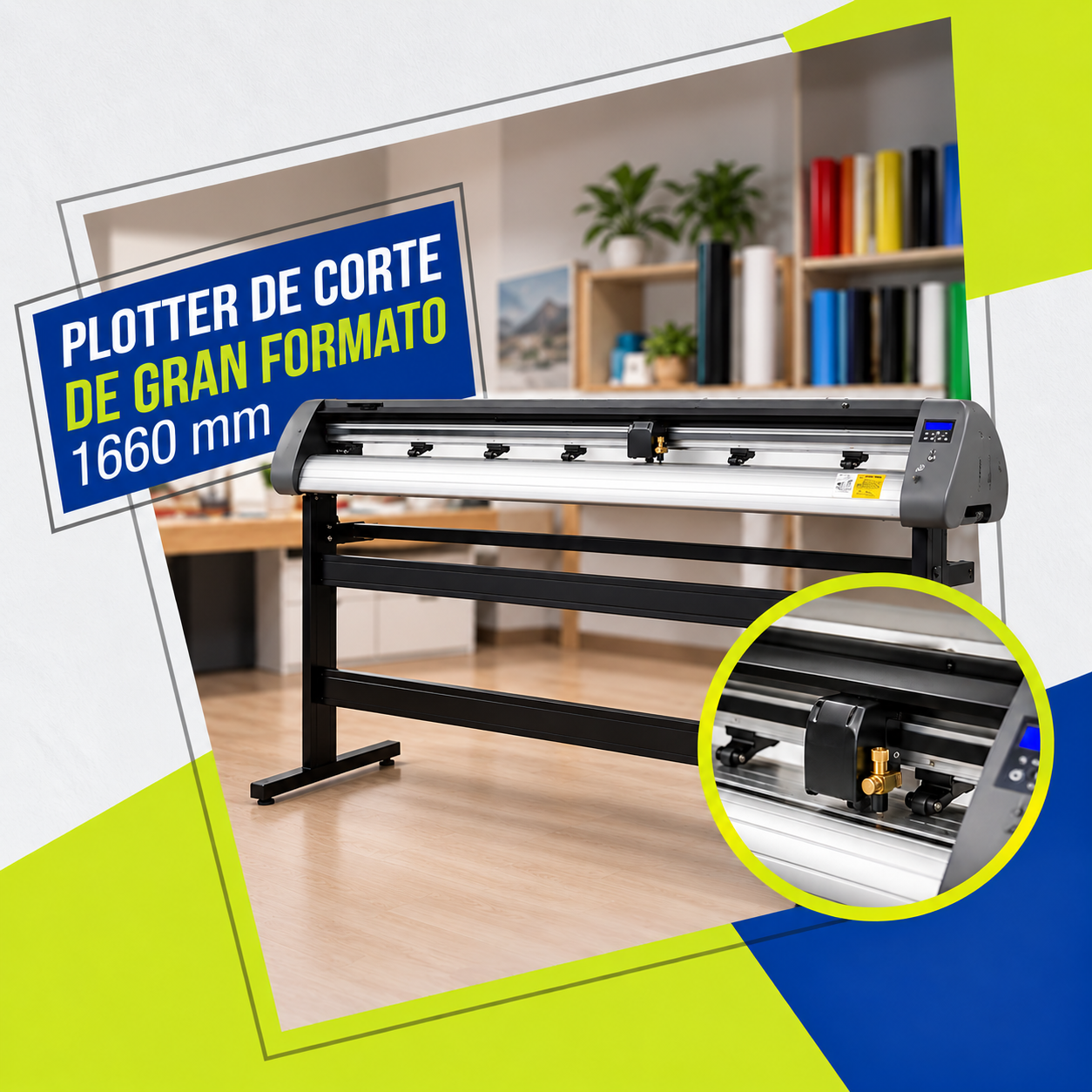Plotter de Corte de Gran Formato 1660 mm